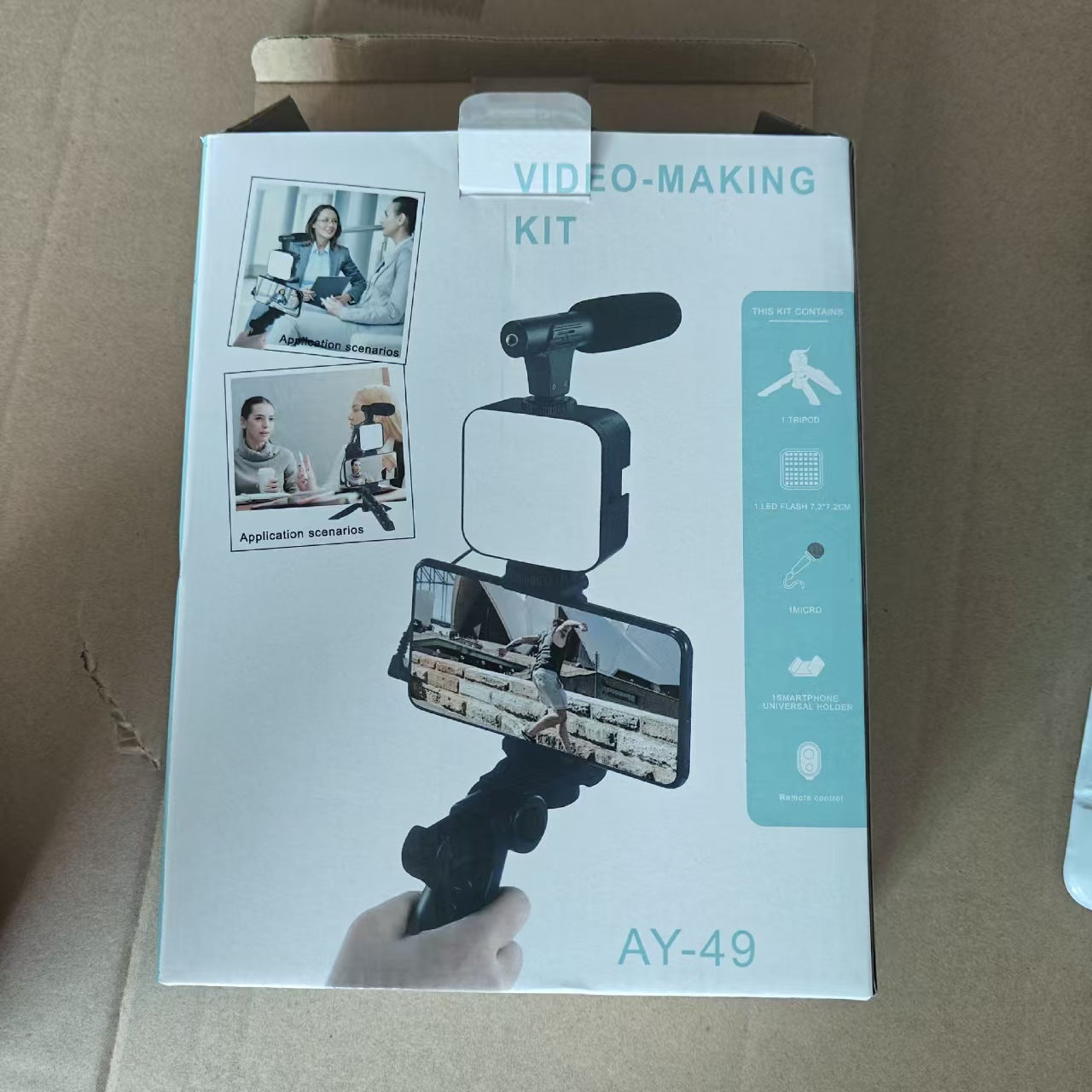Luz de relleno de escritorio con micr�fono