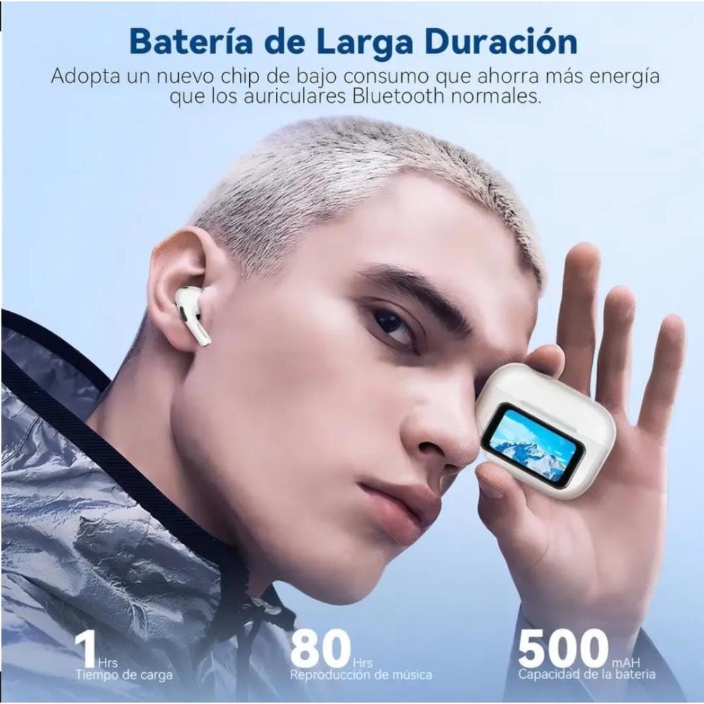 Audifonos Bluetooth Con Pantalla Tactil